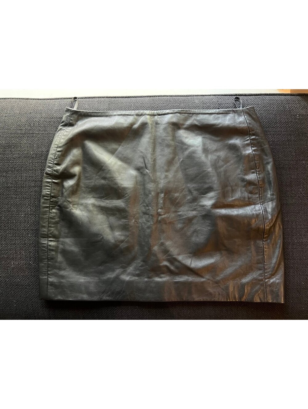 Sezane Harlow Skirt in Goat Leather Size 12 - Picture 5 of 8